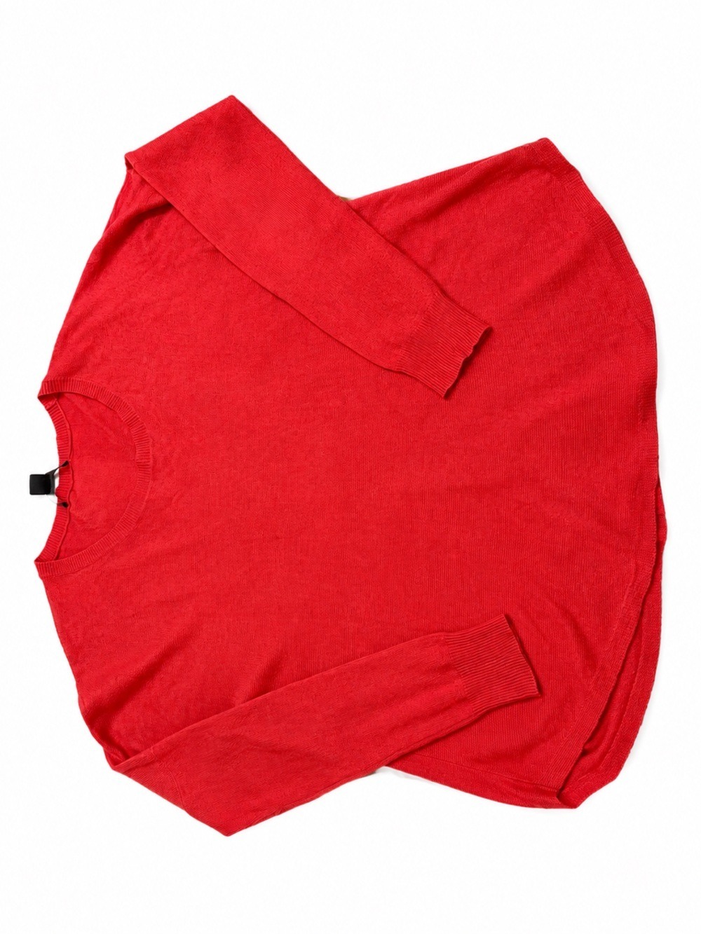 French Connection Women’s Red Knit Sweater Long Sleeve Size